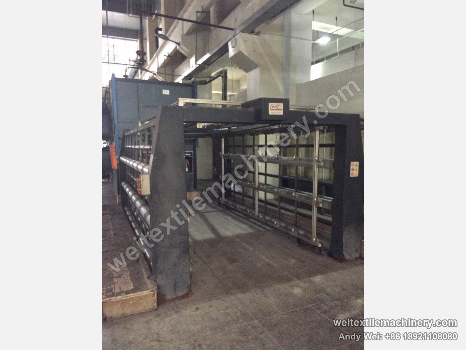 Used CMT LTT wool tops backwashing line, ball winding creel with CMT plate on the gantry, winding positions on both sides and dryer behind