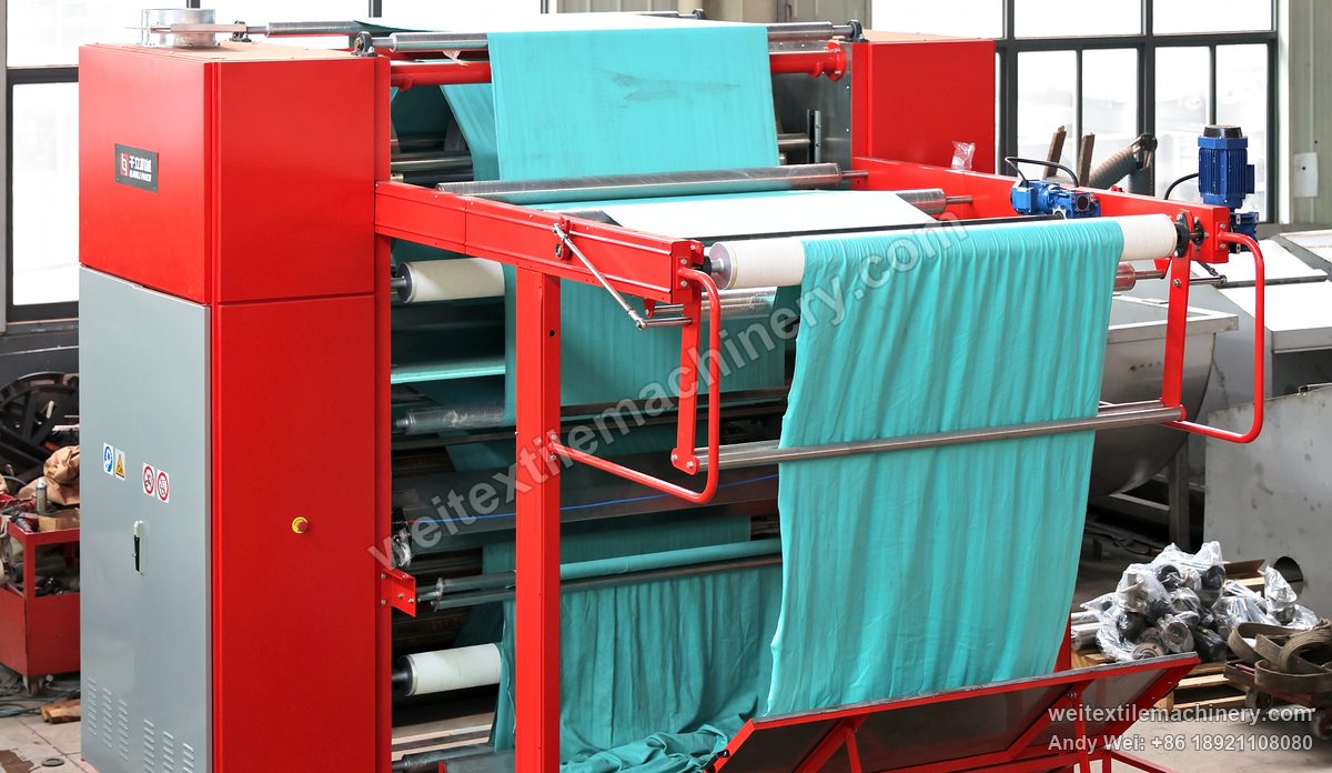 QL WPF-CG Teasel Raising Machine, full view, double-drum version
